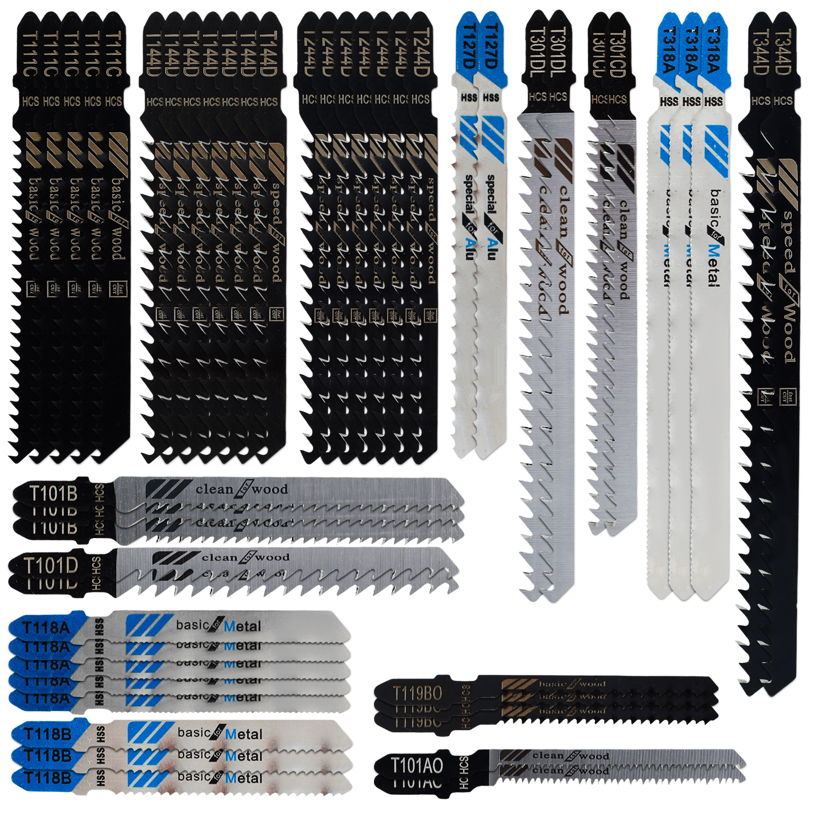 Power Tools Jigsaw - 48 to 192Pcs Jig Saw Blade