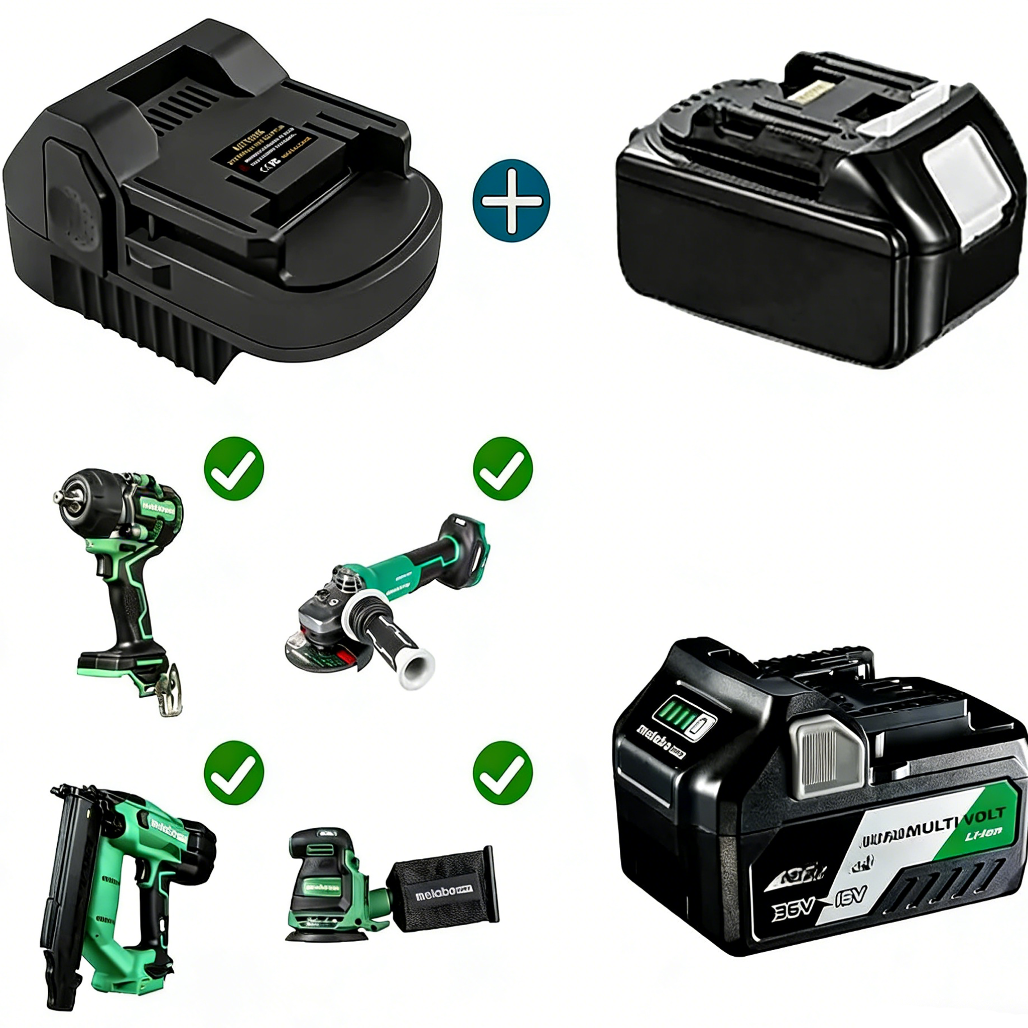 Converter for Makita to for Hi – обзор и цена Power Tools Hitachi