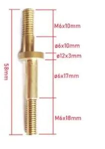 10pcs Copper Shaft 6*6*58MM,Of – обзор и цена Power Tools Manufacturers In China