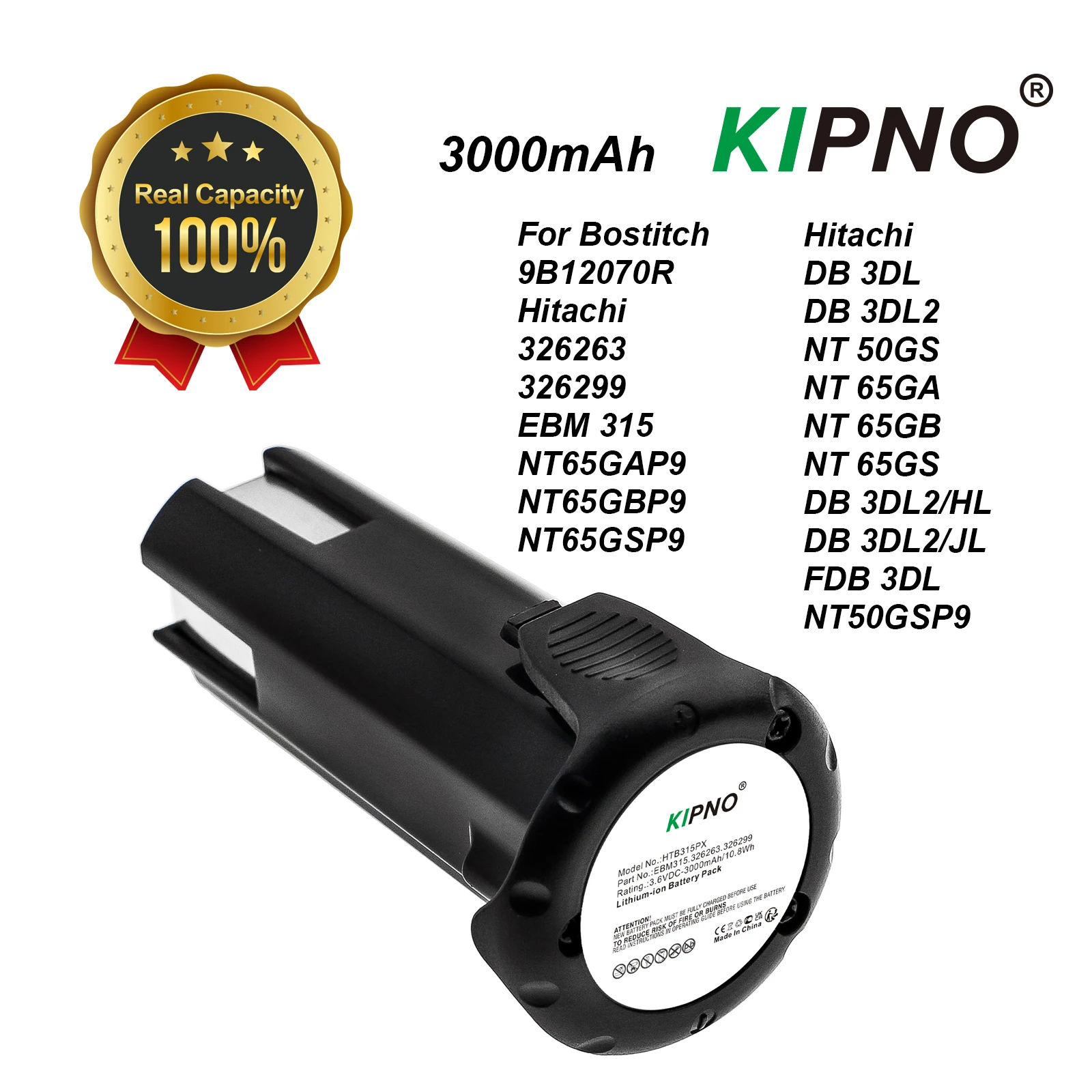 KIPNO 3000mAh Li-ion Replaceme – обзор и цена Power Tools Hitachi