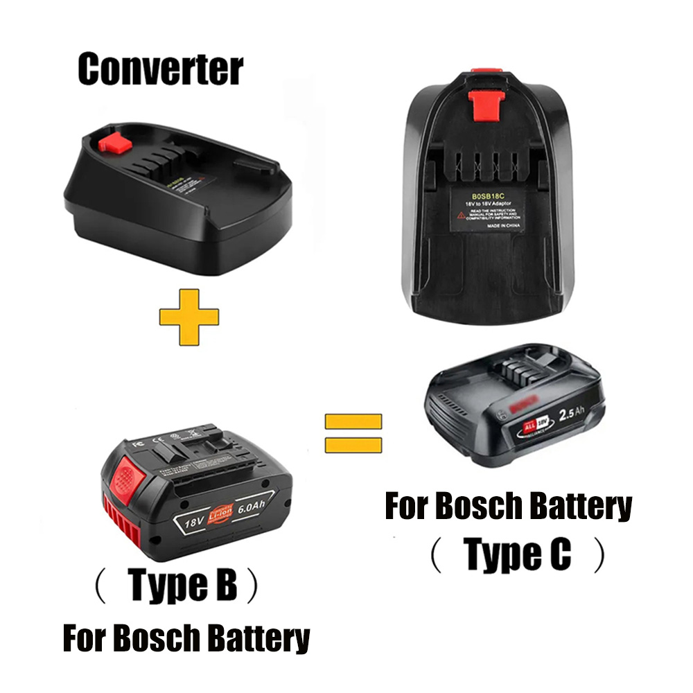 Battery Adapter Use For Bosch  – обзор и цена Power Tools Green Color