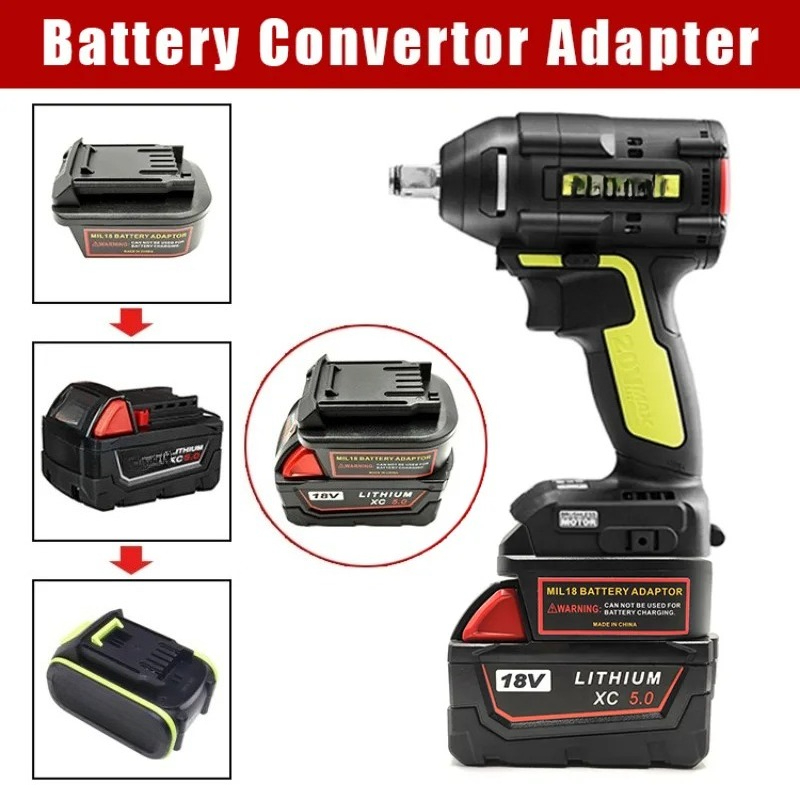 Battery Adapter Converter for  – обзор и цена Power Tools Green Color