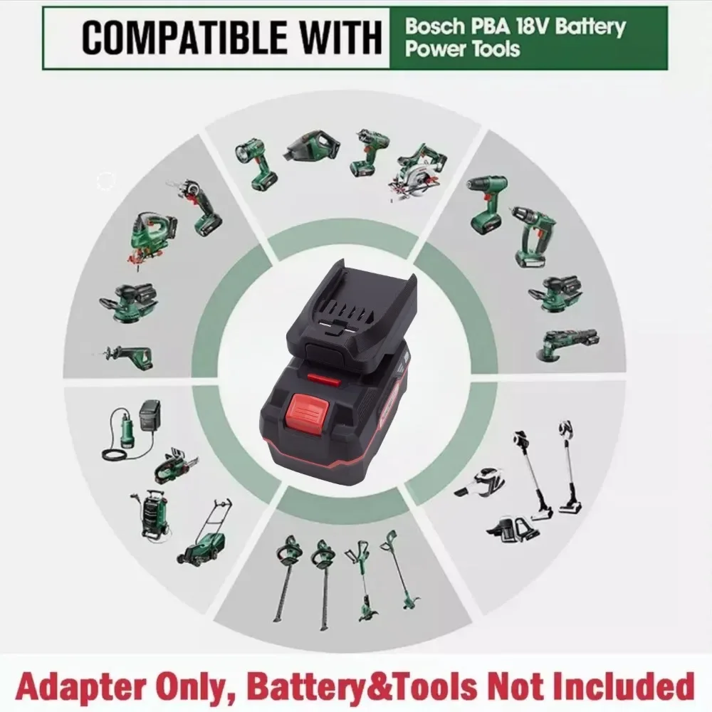 Adapter/Converter for Lidl Par – обзор и цена Power Tools Green Color